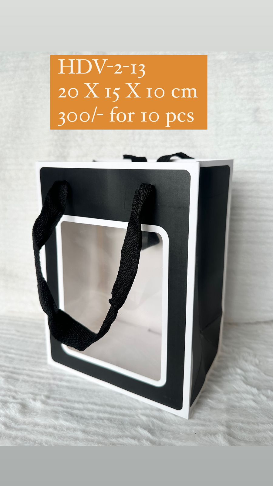 Gift Packaging Bag with Display Window