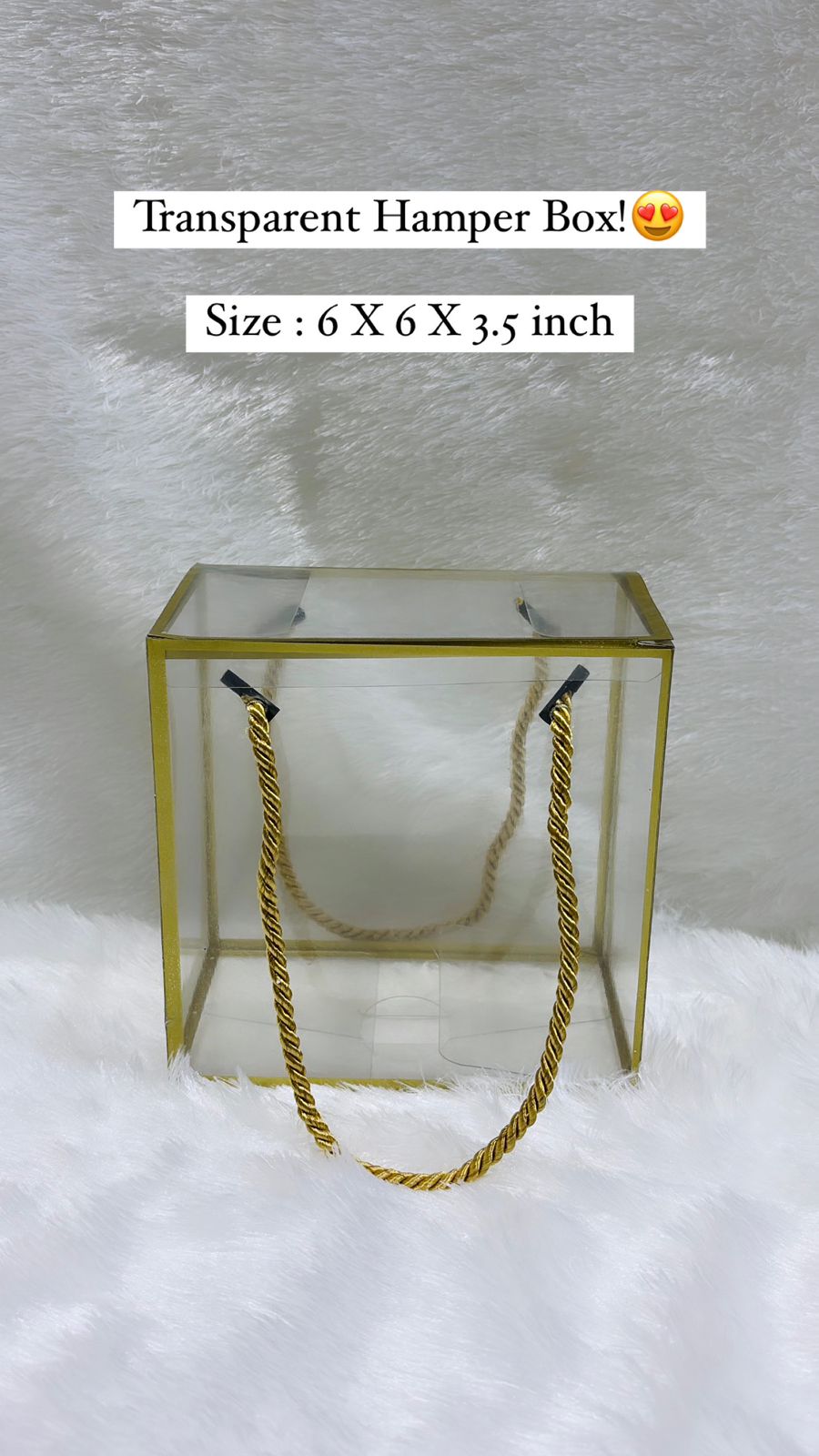 Transparent Hamper Box
