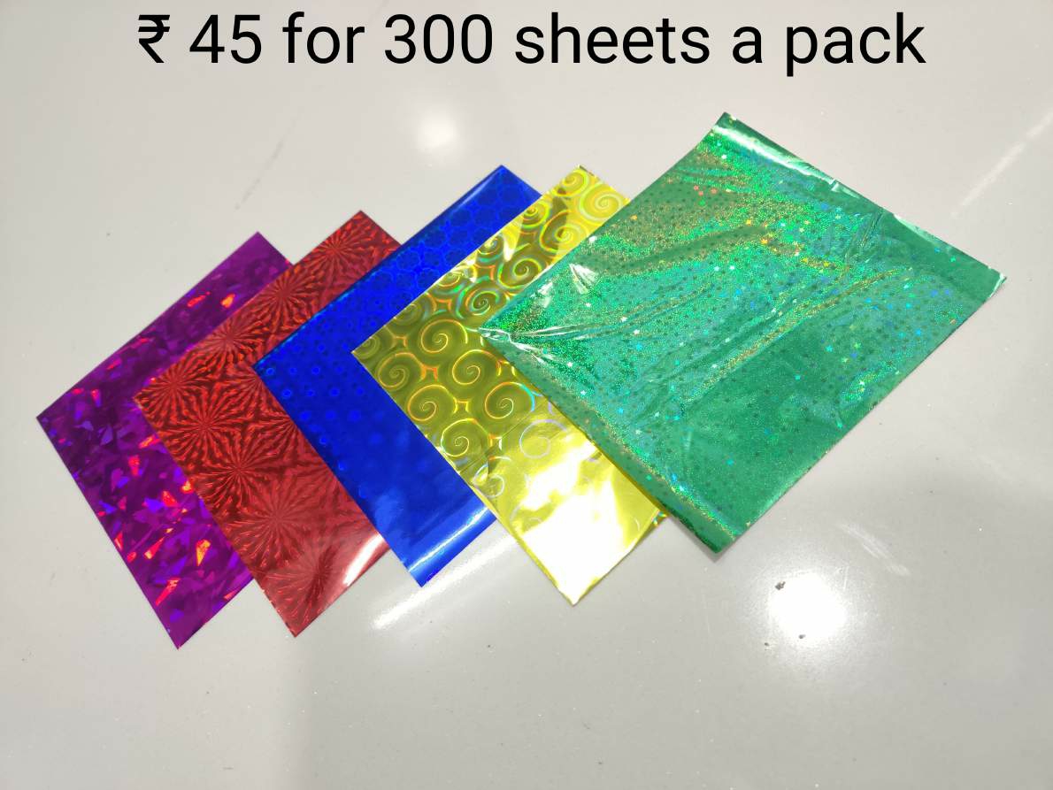 Colorful Foil Sheets Pack