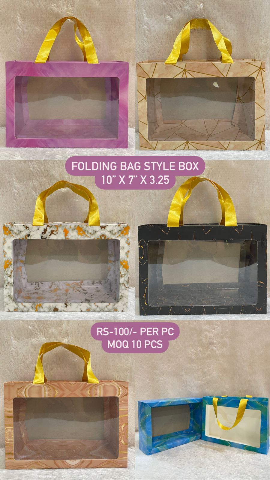 Folding Bag Style Box