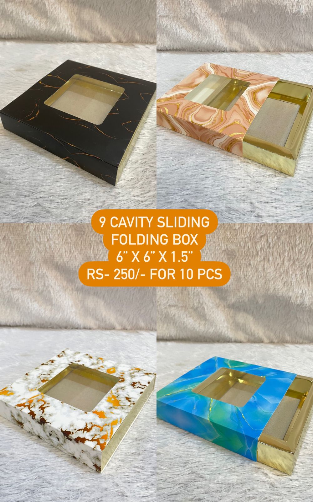 9-Cavity Sliding Folding Box