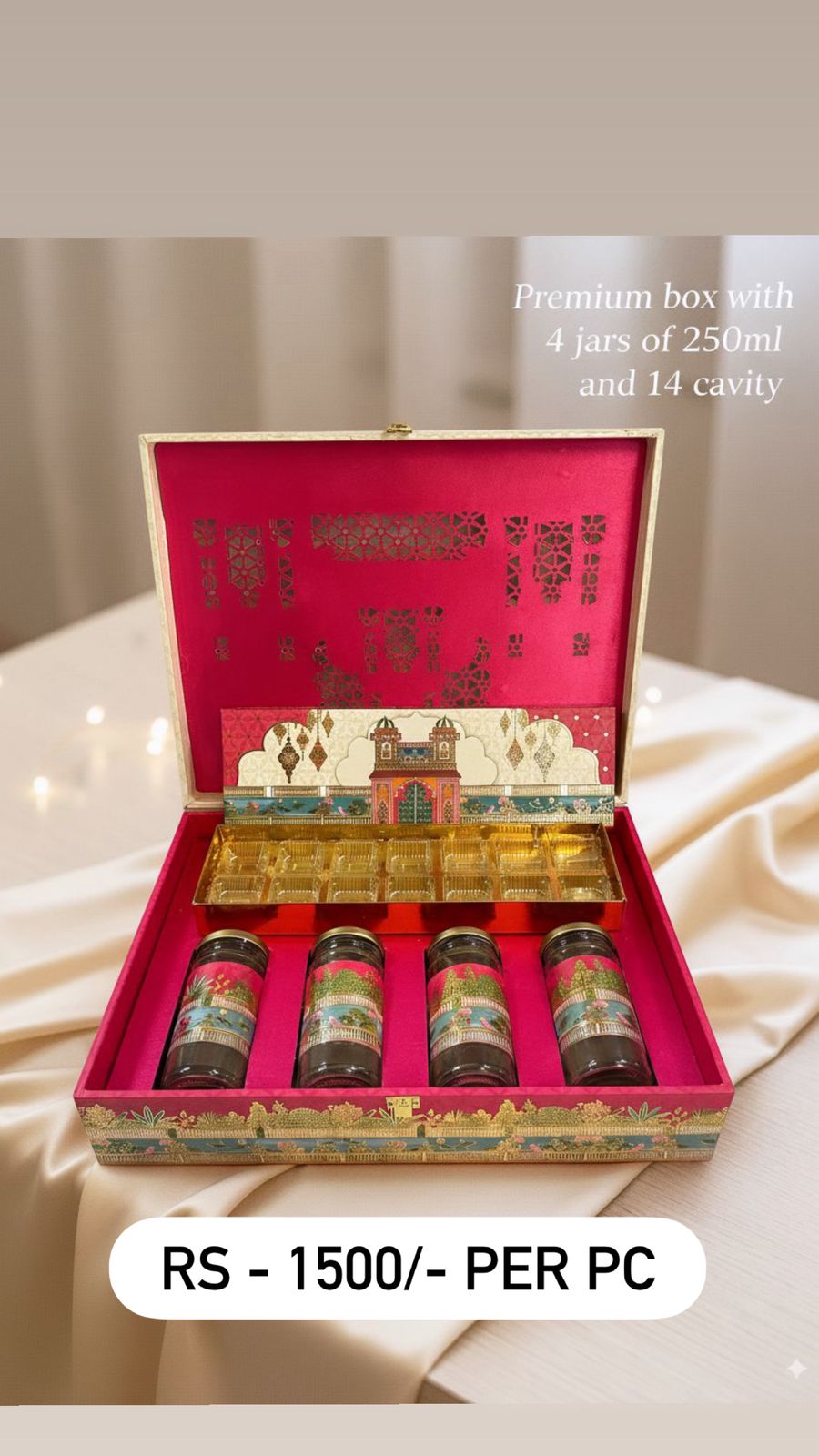 Premium Gift Box with 4 Jars