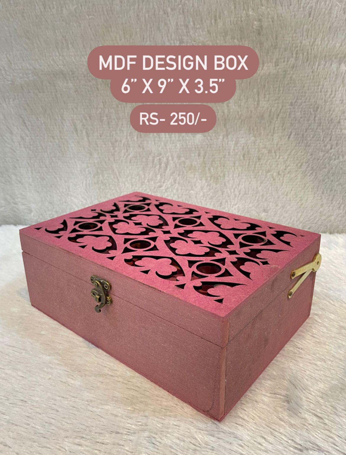 MDF Design Storage Box