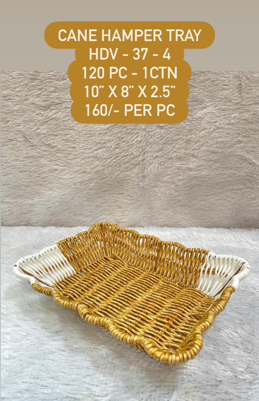 Cane Hamper Tray