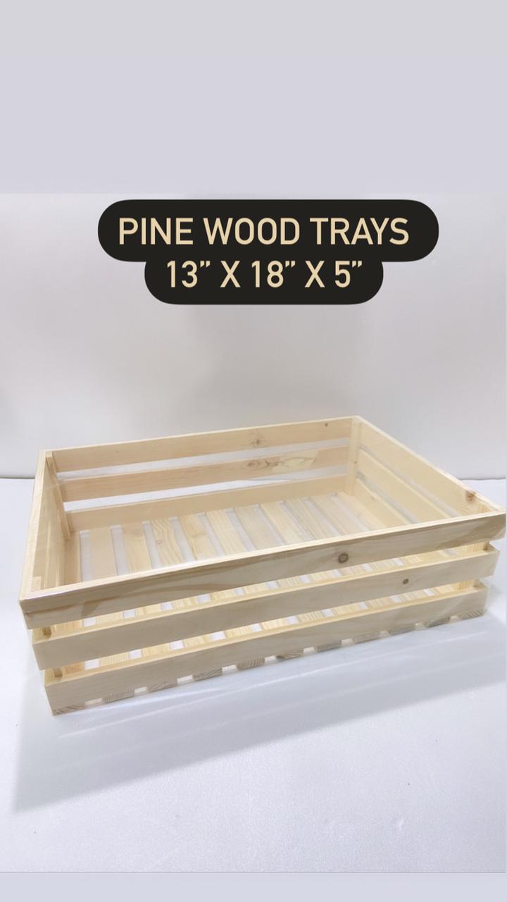 Pine Wood Tray
