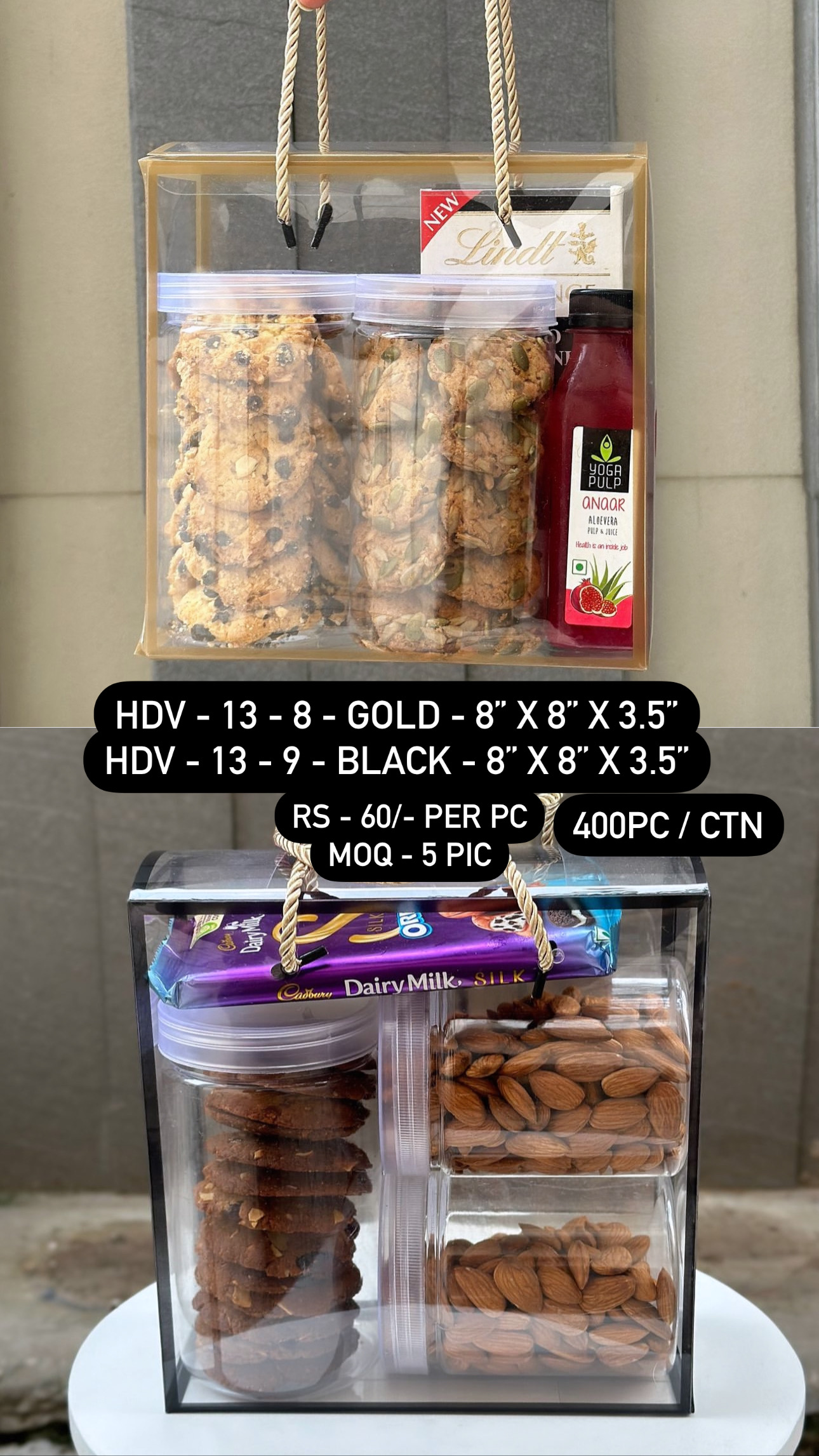 Transparent Gift Hamper Box