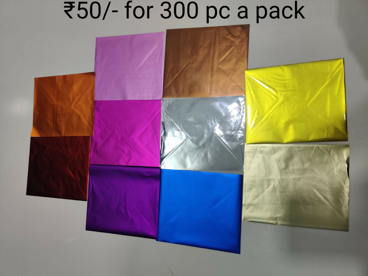 Colorful Metallic Wrapping Sheets