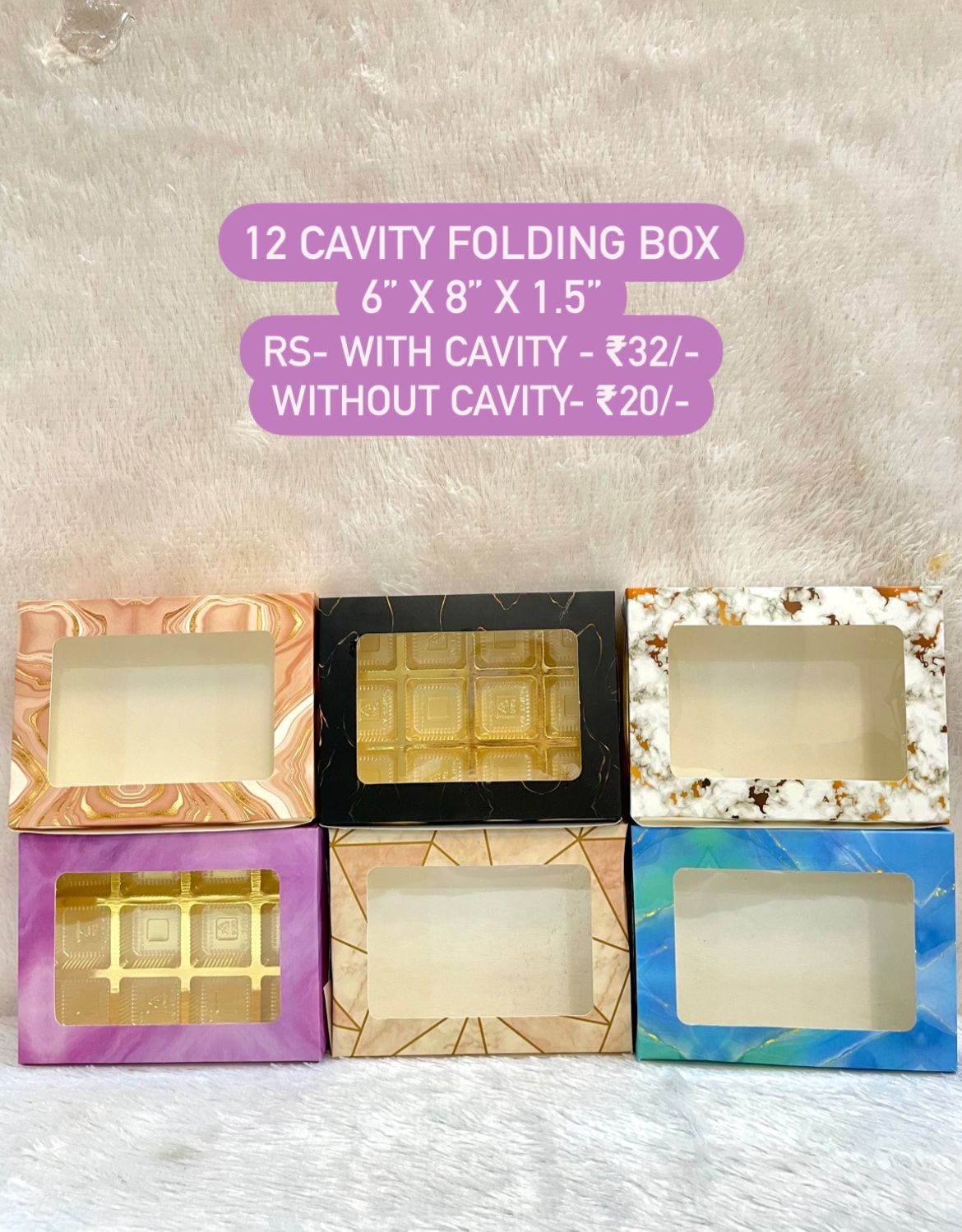 12 Cavity Folding Box