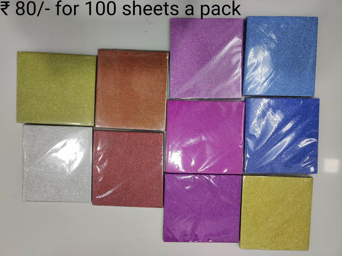 Glitter Craft Paper Sheets
