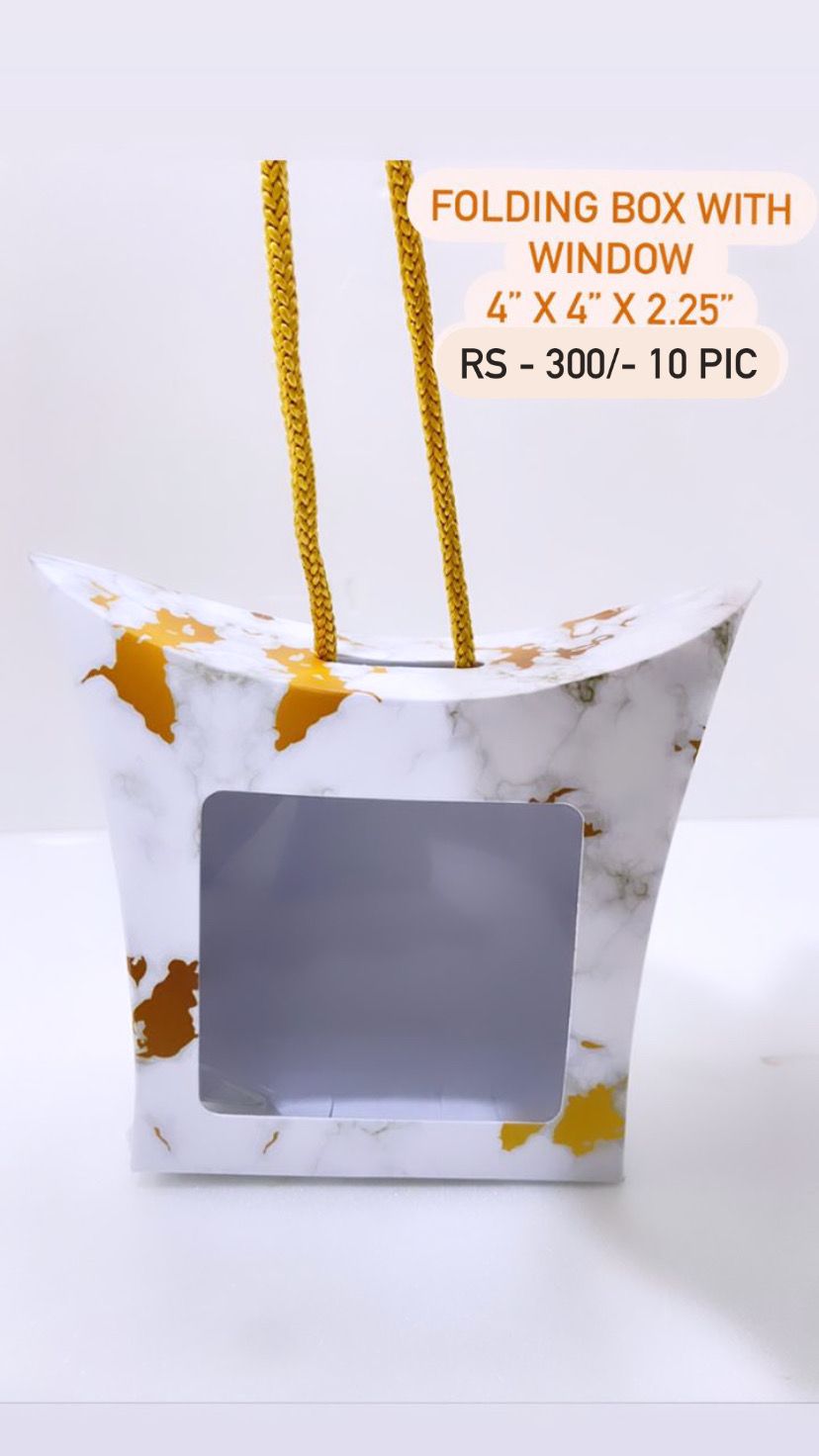 Folding Box with Window