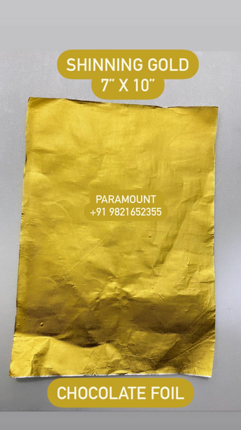Shining Gold Chocolate Foil