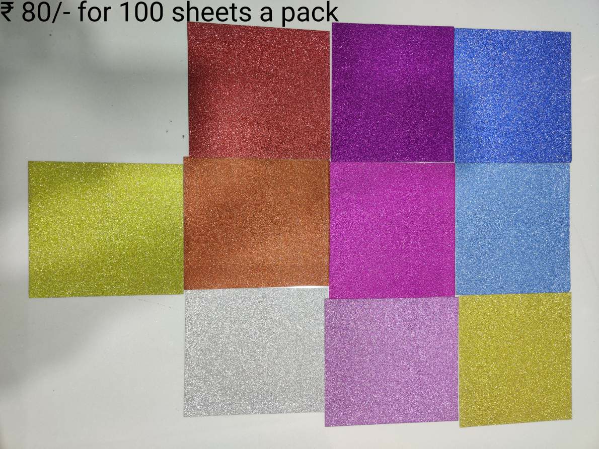 Glitter Craft Paper Pack