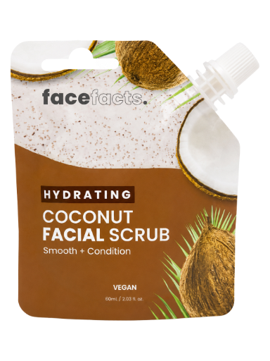 Face Facts Hydrating Coconut Facial Scrub – Smooth + Condition
