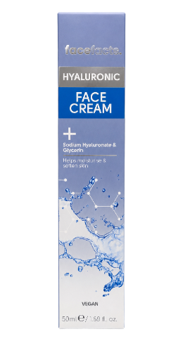 Face Facts Hyaluronic Face Cream with Sodium Hyaluronate & Glycerin