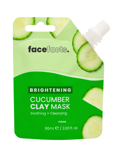 Face Facts Brightening Cucumber Clay Mask – Soothing + Cleansing