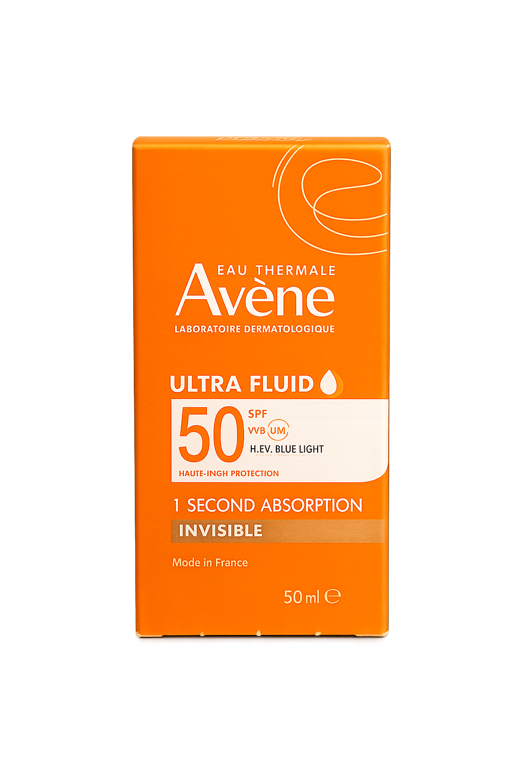 Avène Ultra Fluid Invisible SPF 50+, 50 ml
