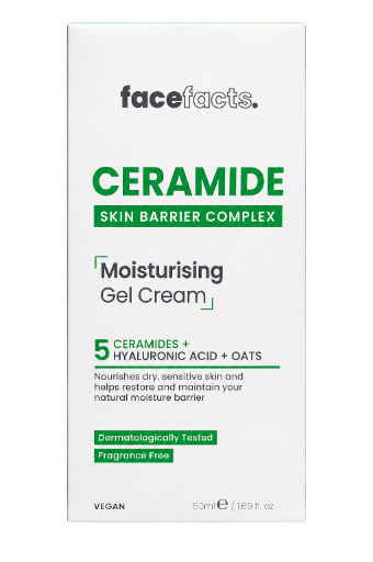 Face Facts Ceramide Skin Barrier Complex Moisturising Gel Cream