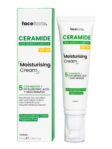 Face Facts Ceramide Skin Barrier Complex SPF 30 Moisturising Cream