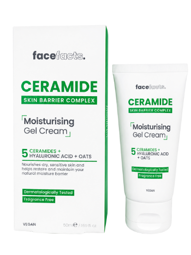 Face Facts Ceramide Skin Barrier Complex Moisturising Gel Cream