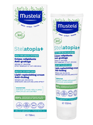 Mustela Stelatopia+ Lipid-Replenishing Cream Anti-Itching