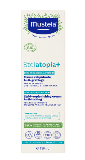 Mustela Stelatopia+ Lipid-Replenishing Cream Anti-Itching