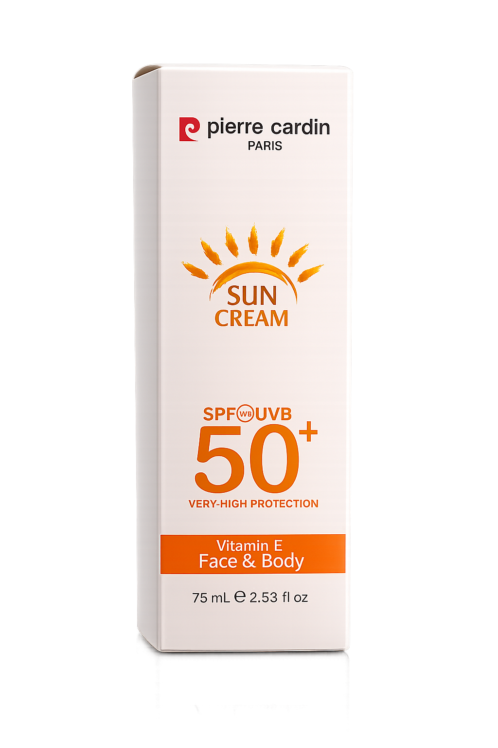 Pierre Cardin Paris Sun Cream SPF 50+ Face & Body with Vitamin E
