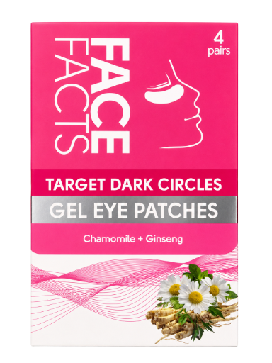 Face Facts Target Dark Circles Gel Eye Patches – Chamomile + Ginseng