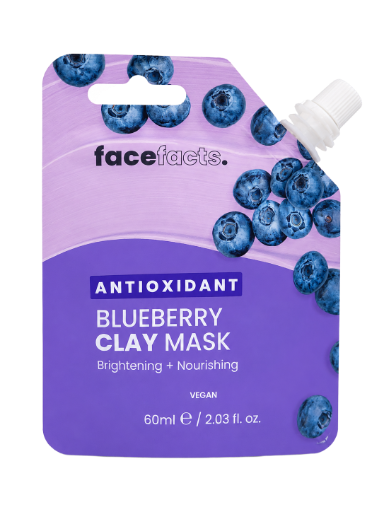 Face Facts Antioxidant Blueberry Clay Mask – Brightening + Nourishing