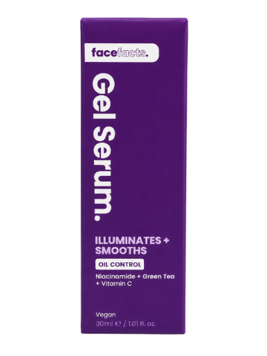Face Facts Gel Serum – Illuminates + Smooths (Oil Control)