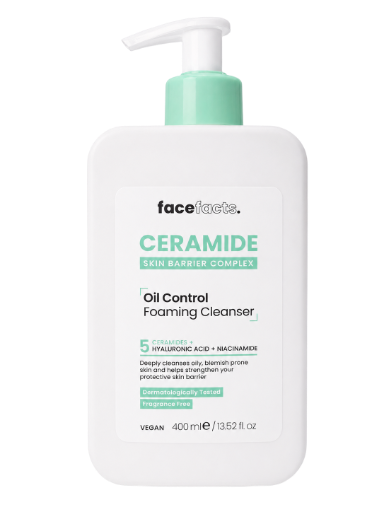 Face Facts Ceramide Skin Barrier Complex Oil Control Foaming Cleanser
