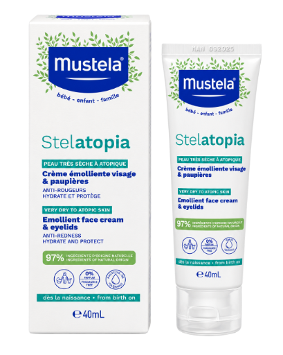 Mustela Stelatopia Emollient Face Cream & Eyelids