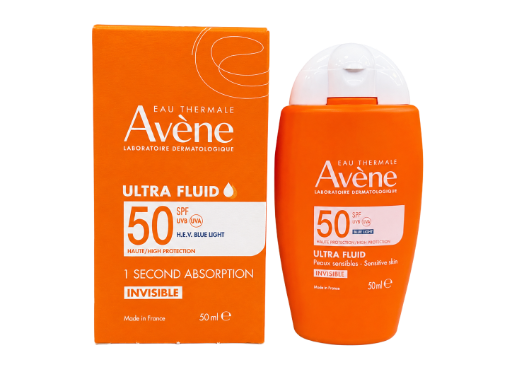 Avène Ultra Fluid Invisible SPF 50+, 50 ml