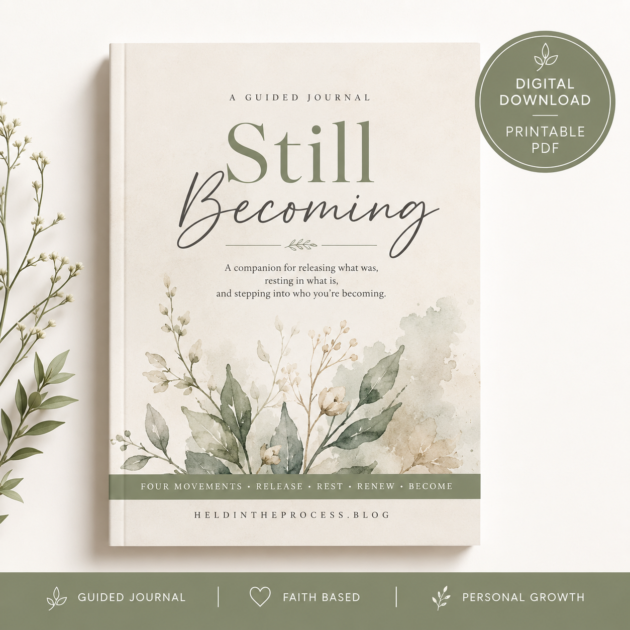 Still Becoming: A Guided Journal for Release, Rest & Renewal