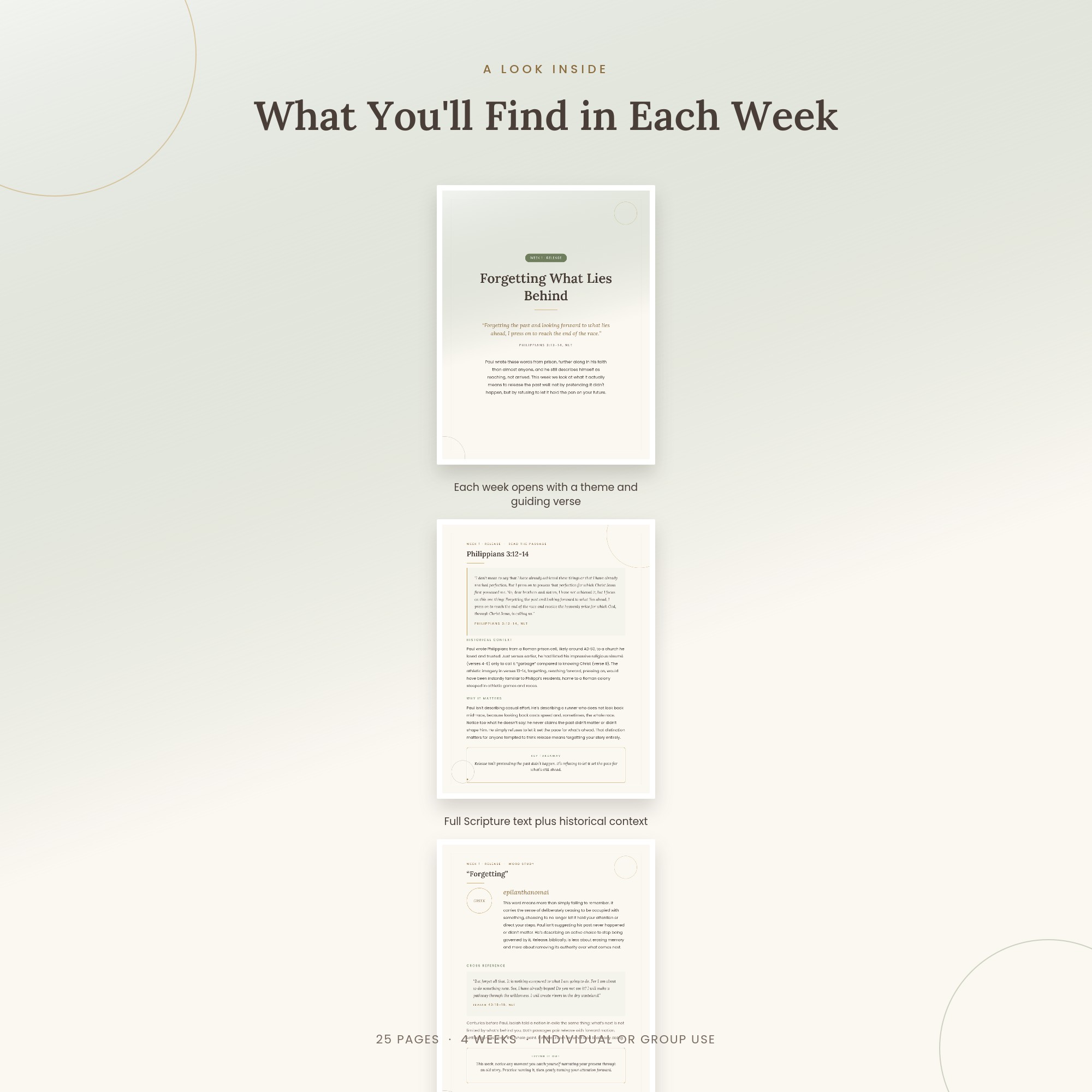 Held in the Process: A 4-Week Printable Bible Study on Trusting God Through Change