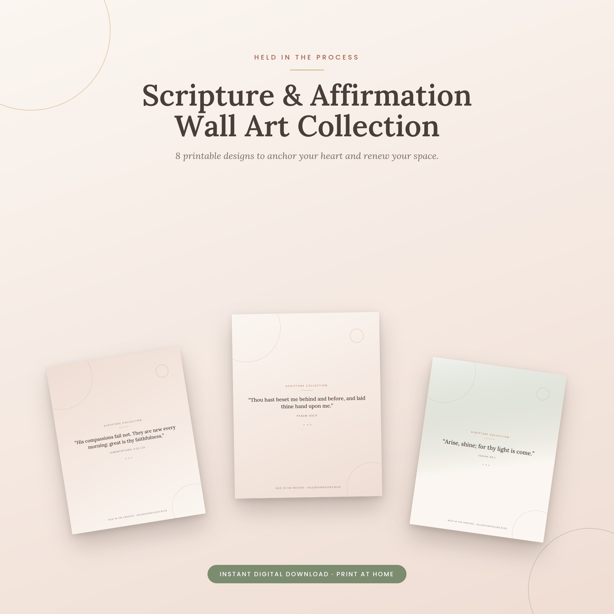 Scripture & Affirmation Wall Art Collection
