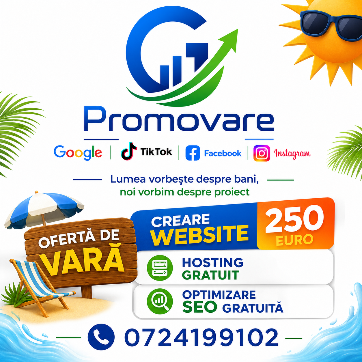 Promotie Creare Website 1250 Lei