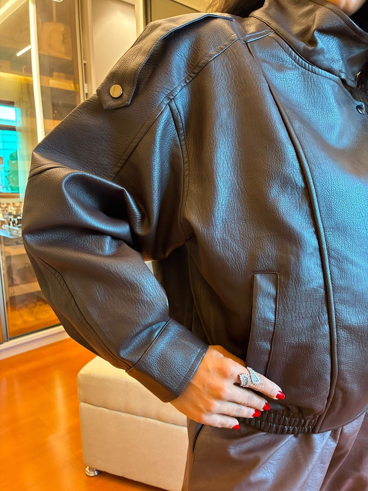 JAQUETA ZARA CAFÉ
