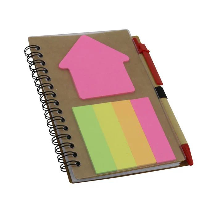 Cuaderno con Notas Adhesivas