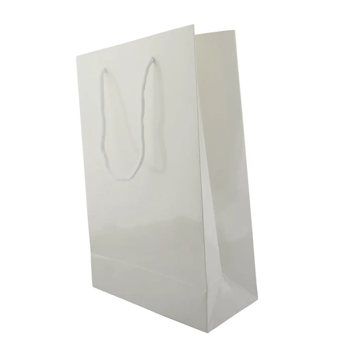 Bolsa de papel blanca