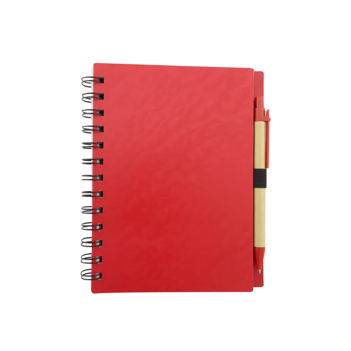 Cuaderno Espiral Rojo