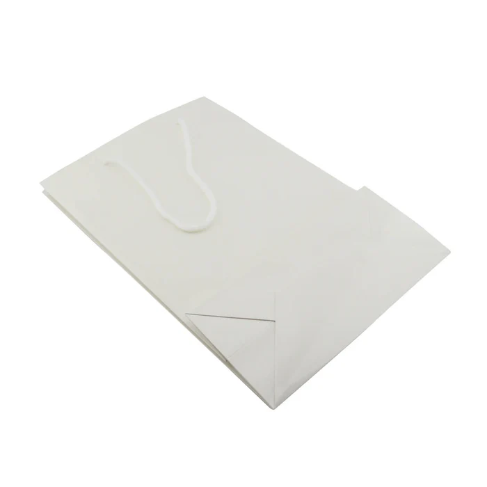 Bolsa de papel blanca