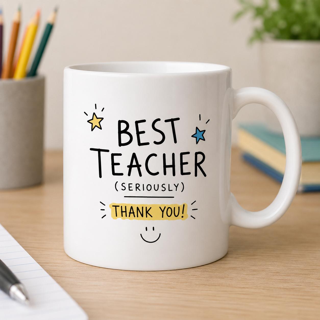 "Best Teacher (Seriously!) Thank You!" Design