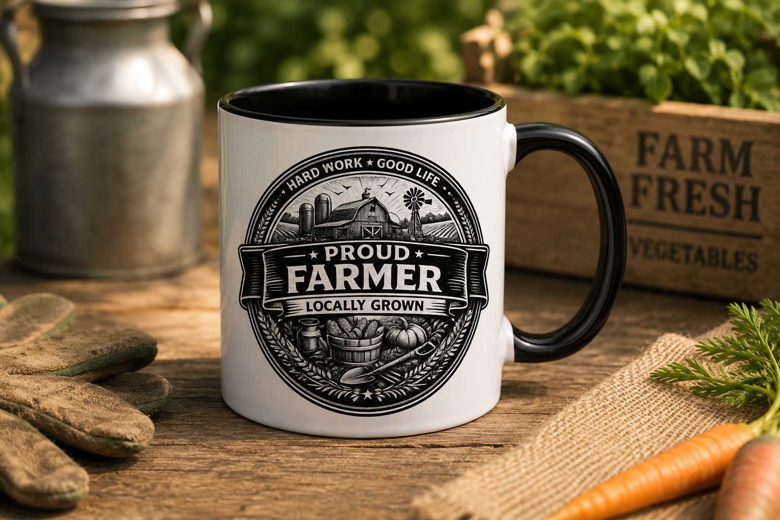 Proud Farmer– Locally Grown Designed Gifts