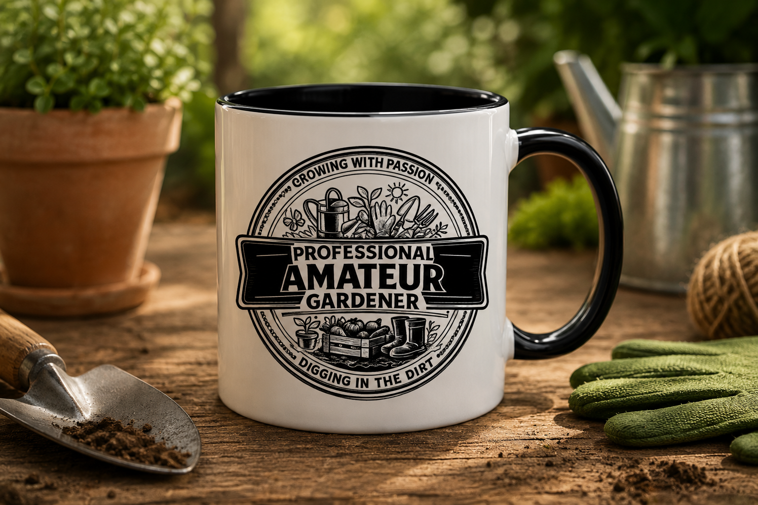 "Professional Amateur Gardener" design