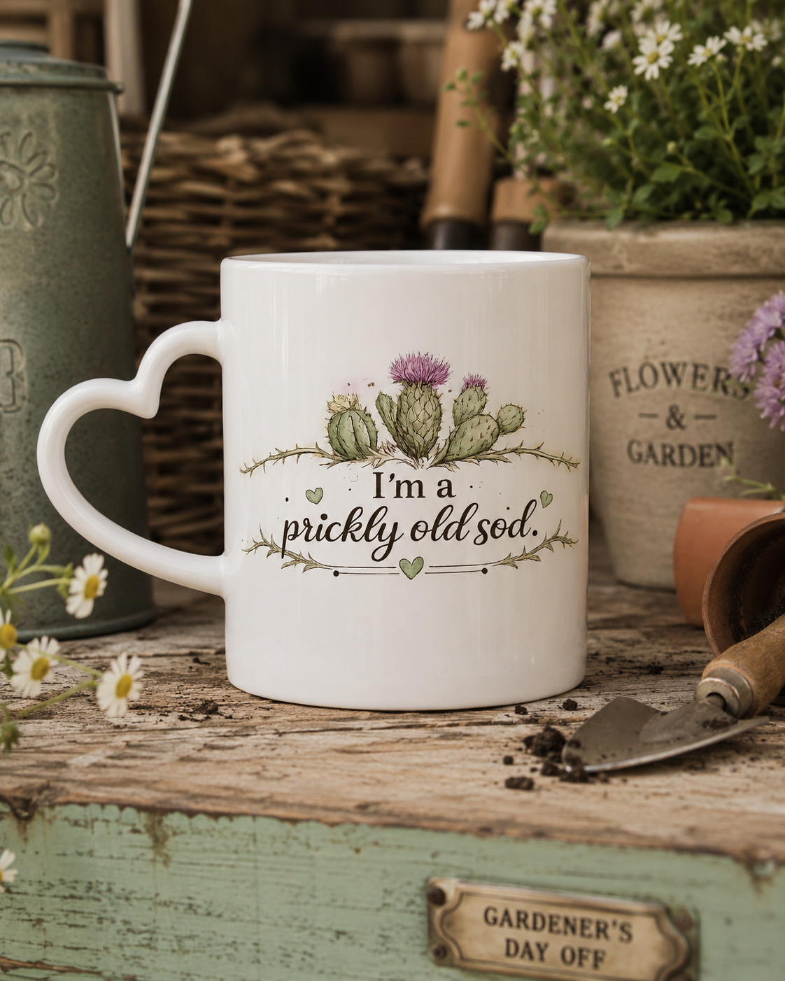 "Prickly Old Sod" Designed Gifts