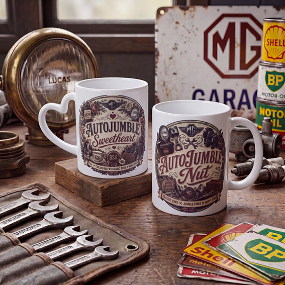 His & Hers Autojumble Mug Set
