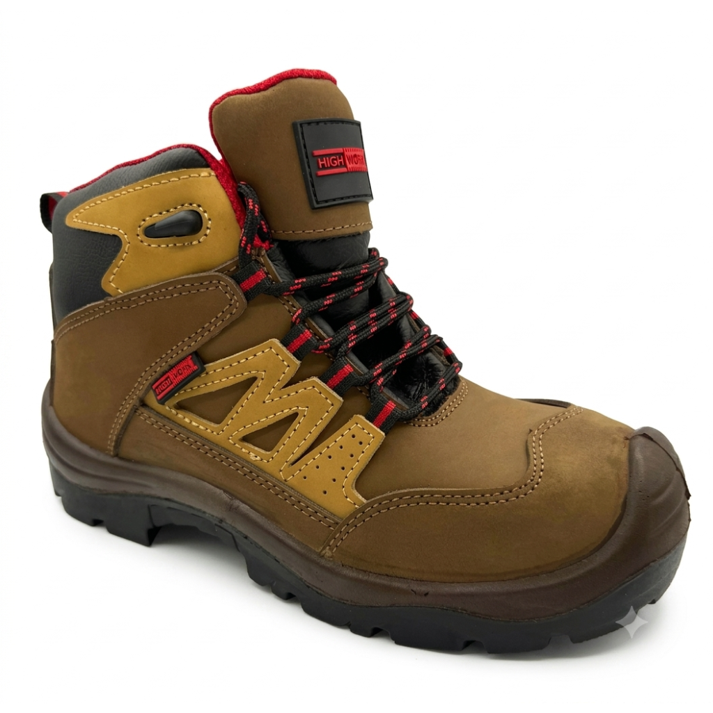 Botas de seguridad cuero nobuck