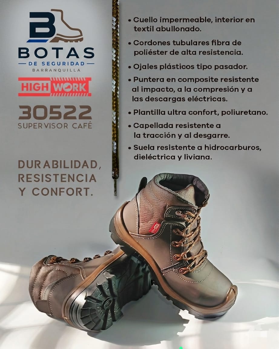 Botas de Seguridad Supervisor Café