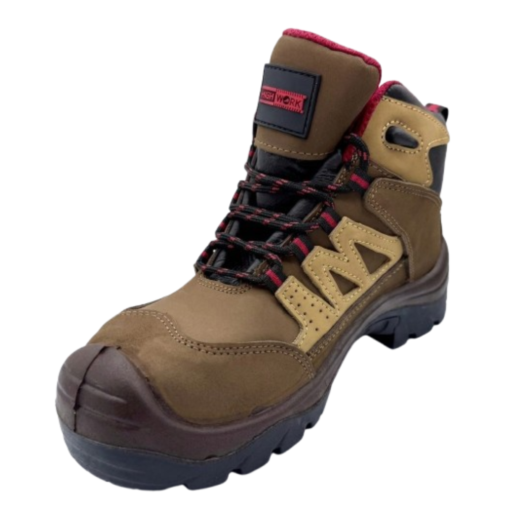 Botas de seguridad cuero nobuck