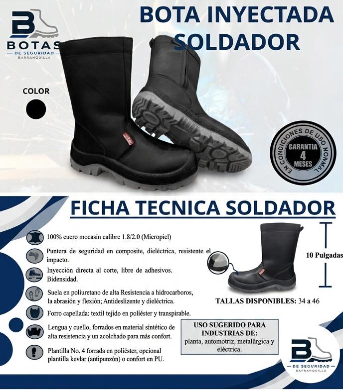 Botas Inyectadas Soldador